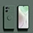 Custodia Silicone Ultra Sottile Morbida Cover con Magnetico Anello Supporto S02 per Oppo K10 5G Verde Notte