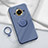 Custodia Silicone Ultra Sottile Morbida Cover con Magnetico Anello Supporto S02 per Realme 11 Pro 5G