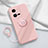 Custodia Silicone Ultra Sottile Morbida Cover con Magnetico Anello Supporto S02 per Vivo iQOO 10 Pro 5G