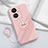 Custodia Silicone Ultra Sottile Morbida Cover con Magnetico Anello Supporto S02 per Vivo V29 Lite 5G Rosa