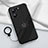 Custodia Silicone Ultra Sottile Morbida Cover con Magnetico Anello Supporto S02 per Xiaomi Redmi K60 Ultra 5G