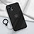 Custodia Silicone Ultra Sottile Morbida Cover con Magnetico Anello Supporto S04 per Xiaomi Redmi Note 12S