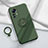 Custodia Silicone Ultra Sottile Morbida Cover con Magnetico Anello Supporto S04 per Xiaomi Redmi Note 12S