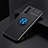 Custodia Silicone Ultra Sottile Morbida Cover con Magnetico Anello Supporto SD1 per Realme GT 5G Blu e Nero