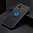 Custodia Silicone Ultra Sottile Morbida Cover con Magnetico Anello Supporto SD1 per Realme V11 5G Blu e Nero