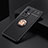 Custodia Silicone Ultra Sottile Morbida Cover con Magnetico Anello Supporto SD1 per Vivo X70 Pro 5G