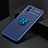 Custodia Silicone Ultra Sottile Morbida Cover con Magnetico Anello Supporto SD1 per Vivo Y53s 5G Blu