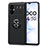 Custodia Silicone Ultra Sottile Morbida Cover con Magnetico Anello Supporto SD1 per Xiaomi Poco M4 5G