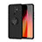 Custodia Silicone Ultra Sottile Morbida Cover con Magnetico Anello Supporto SD1 per Xiaomi Redmi 9 Prime India