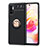 Custodia Silicone Ultra Sottile Morbida Cover con Magnetico Anello Supporto SD1 per Xiaomi Redmi Note 10 5G