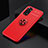 Custodia Silicone Ultra Sottile Morbida Cover con Magnetico Anello Supporto SD1 per Xiaomi Redmi Note 11 4G (2022)