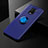 Custodia Silicone Ultra Sottile Morbida Cover con Magnetico Anello Supporto SD1 per Xiaomi Redmi Note 9 Pro Blu