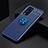 Custodia Silicone Ultra Sottile Morbida Cover con Magnetico Anello Supporto SD2 per OnePlus 9 Pro 5G