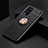 Custodia Silicone Ultra Sottile Morbida Cover con Magnetico Anello Supporto SD2 per OnePlus 9 Pro 5G