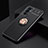 Custodia Silicone Ultra Sottile Morbida Cover con Magnetico Anello Supporto SD2 per OnePlus 9RT 5G