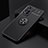 Custodia Silicone Ultra Sottile Morbida Cover con Magnetico Anello Supporto SD2 per Xiaomi Mi 11i 5G (2022) Nero