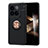 Custodia Silicone Ultra Sottile Morbida Cover con Magnetico Anello Supporto SD2 per Xiaomi Mi 14 5G