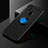 Custodia Silicone Ultra Sottile Morbida Cover con Magnetico Anello Supporto SD2 per Xiaomi POCO C31 Blu e Nero