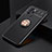 Custodia Silicone Ultra Sottile Morbida Cover con Magnetico Anello Supporto SD2 per Xiaomi Poco X3 GT 5G Oro e Nero