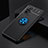 Custodia Silicone Ultra Sottile Morbida Cover con Magnetico Anello Supporto SD2 per Xiaomi Redmi Note 10 Pro 4G Blu e Nero