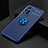 Custodia Silicone Ultra Sottile Morbida Cover con Magnetico Anello Supporto SD2 per Xiaomi Redmi Note 11 Pro+ Plus 5G