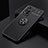 Custodia Silicone Ultra Sottile Morbida Cover con Magnetico Anello Supporto SD2 per Xiaomi Redmi Note 11 Pro+ Plus 5G Nero