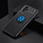 Custodia Silicone Ultra Sottile Morbida Cover con Magnetico Anello Supporto SD2 per Xiaomi Redmi Note 11 SE India 4G Blu e Nero