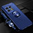 Custodia Silicone Ultra Sottile Morbida Cover con Magnetico Anello Supporto SD3 per OnePlus 11R 5G Blu