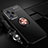Custodia Silicone Ultra Sottile Morbida Cover con Magnetico Anello Supporto SD3 per Xiaomi Redmi Note 12 Pro+ Plus 5G
