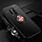 Custodia Silicone Ultra Sottile Morbida Cover con Magnetico Anello Supporto T01 per OnePlus 8 Pro