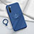 Custodia Silicone Ultra Sottile Morbida Cover con Magnetico Anello Supporto T01 per Oppo K7 5G