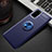 Custodia Silicone Ultra Sottile Morbida Cover con Magnetico Anello Supporto T01 per Samsung Galaxy S20 Plus Blu