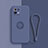 Custodia Silicone Ultra Sottile Morbida Cover con Magnetico Anello Supporto T01 per Xiaomi Mi 11 Lite 5G Blu