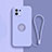 Custodia Silicone Ultra Sottile Morbida Cover con Magnetico Anello Supporto T01 per Xiaomi Mi 11 Lite 5G NE Lavanda