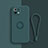 Custodia Silicone Ultra Sottile Morbida Cover con Magnetico Anello Supporto T01 per Xiaomi Mi 11 Lite 5G NE Verde