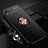 Custodia Silicone Ultra Sottile Morbida Cover con Magnetico Anello Supporto T01 per Xiaomi Redmi 9i