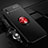 Custodia Silicone Ultra Sottile Morbida Cover con Magnetico Anello Supporto T01 per Xiaomi Redmi 9i