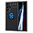 Custodia Silicone Ultra Sottile Morbida Cover con Magnetico Anello Supporto T02 per Samsung Galaxy S23 Ultra 5G Blu e Nero