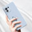 Custodia Silicone Ultra Sottile Morbida Cover con Magnetico Anello Supporto T02 per Xiaomi Mi 11 Lite 5G