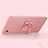 Custodia Silicone Ultra Sottile Morbida Cover con Magnetico Anello Supporto T02 per Xiaomi Redmi 9A