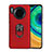 Custodia Silicone Ultra Sottile Morbida Cover con Magnetico Anello Supporto T03 per Huawei Mate 30 Rosso