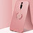 Custodia Silicone Ultra Sottile Morbida Cover con Magnetico Anello Supporto T04 per Xiaomi Mi 9T