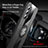 Custodia Silicone Ultra Sottile Morbida Cover con Magnetico Anello Supporto X01L per OnePlus Nord N200 5G