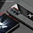 Custodia Silicone Ultra Sottile Morbida Cover con Magnetico Anello Supporto X01L per Oppo K9 5G