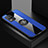 Custodia Silicone Ultra Sottile Morbida Cover con Magnetico Anello Supporto X01L per Realme 8 5G
