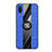 Custodia Silicone Ultra Sottile Morbida Cover con Magnetico Anello Supporto X01L per Samsung Galaxy A02