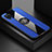 Custodia Silicone Ultra Sottile Morbida Cover con Magnetico Anello Supporto X01L per Samsung Galaxy A12 5G