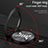 Custodia Silicone Ultra Sottile Morbida Cover con Magnetico Anello Supporto X01L per Samsung Galaxy A20