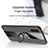 Custodia Silicone Ultra Sottile Morbida Cover con Magnetico Anello Supporto X01L per Samsung Galaxy A50