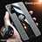 Custodia Silicone Ultra Sottile Morbida Cover con Magnetico Anello Supporto X01L per Samsung Galaxy A71 4G A715